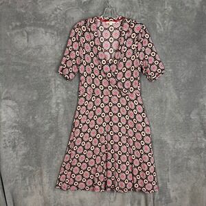 chinese dress ladies Anna Linen Tiered Midi Dress-White, Multi Embroidery main image 0